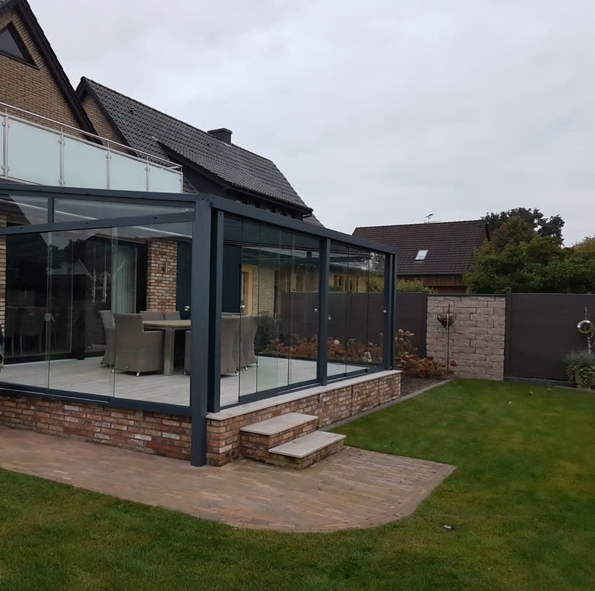 Glassroom 5x3m Veranda (Patio Roof) Glasshouse